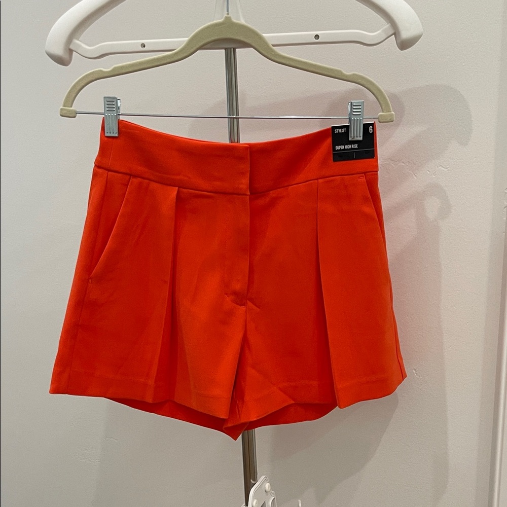Stylish Orange Women's Shorts